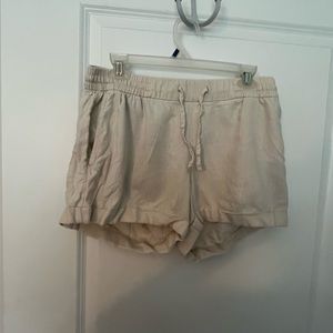 Tan cloth shorts
